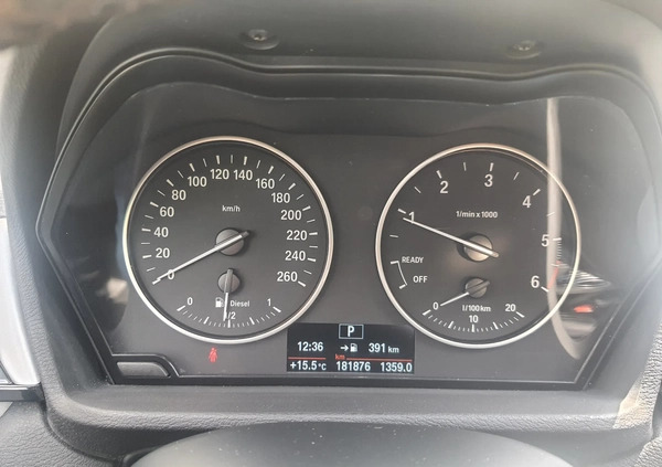 BMW X1 cena 72900 przebieg: 181876, rok produkcji 2017 z Pruszków małe 326